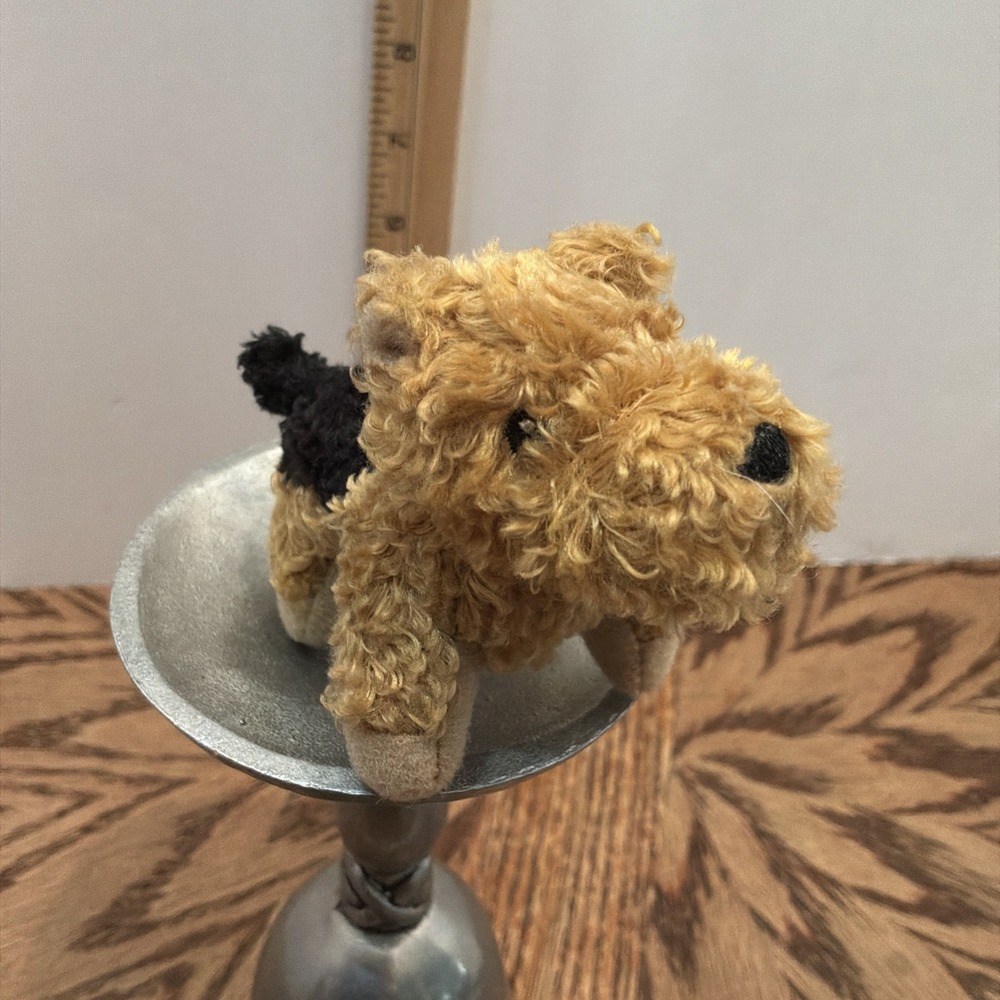 Super Cute Brown 4"x2 " Dog Puppy For 18" Doll Pet Friend Stuffed Unbranded